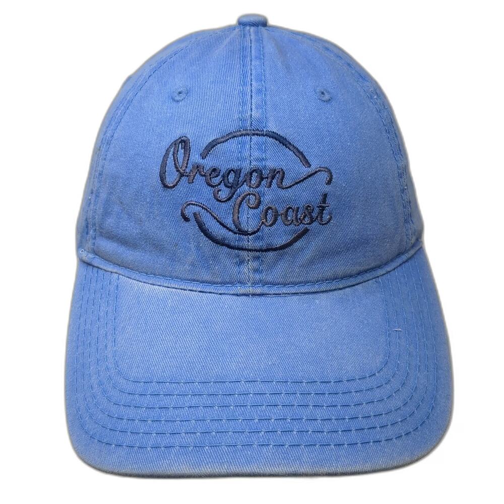 Triangle Sport Headwear Oregon Coast Baseball Cap Blue One Size Strapback Cotton